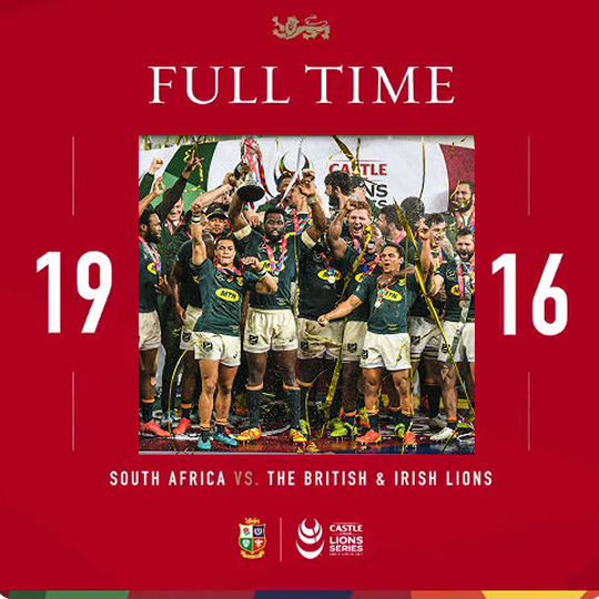 Springboks v Lions FT